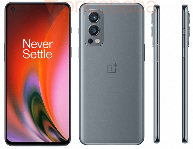 Экран AMOLED, 90 Гц, 50 Мп, 4500 мА&middot;ч и 65 Вт за 32&nbsp;000 рублей. OnePlus Nord 2 показали на новых качественных рендерах